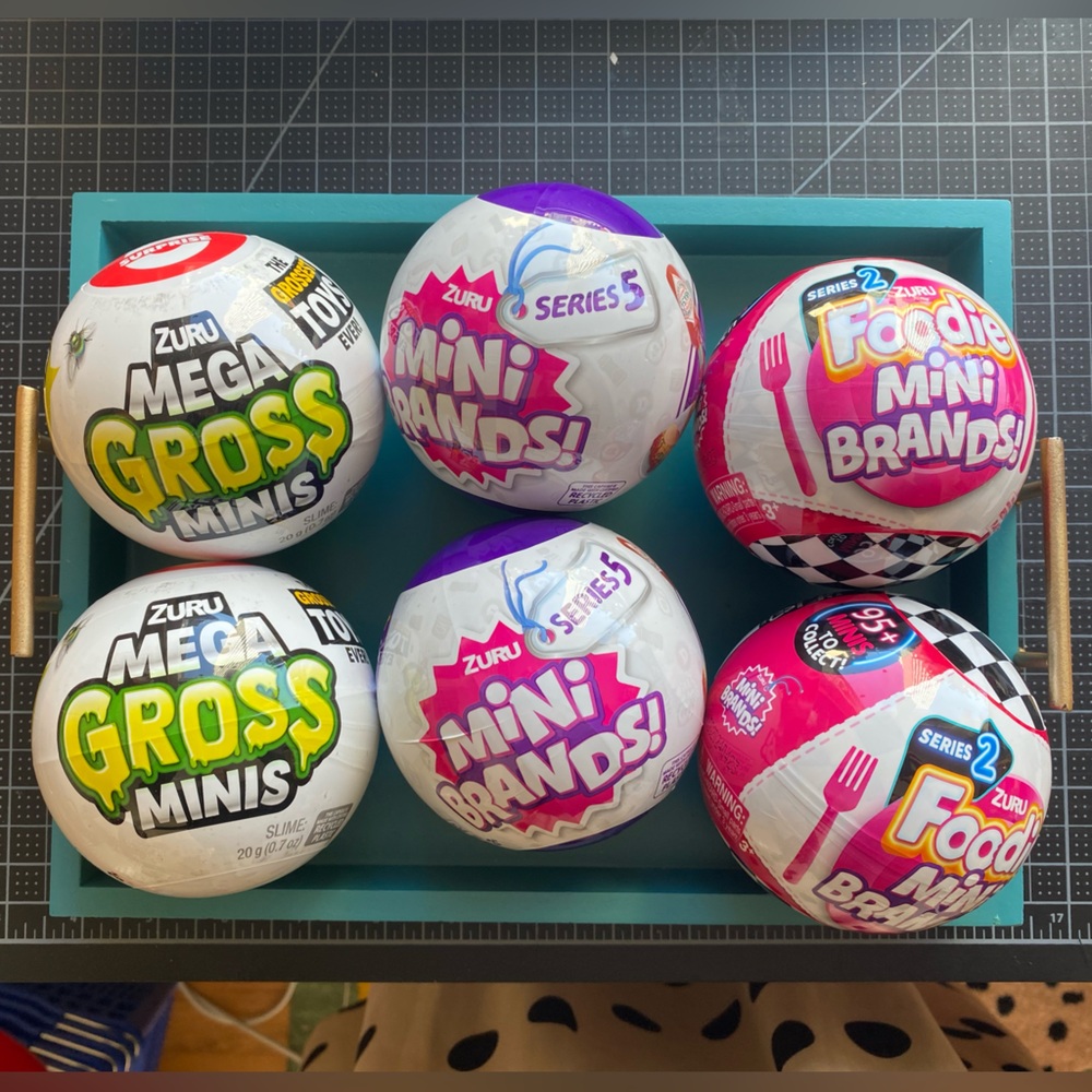 Lot of 6 Zuru Mini Brands - Unopened